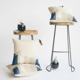 SALE MARA X AACUTE Geometric Pattern Cushion 