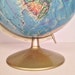 vintage globe - Rand McNally World Portrait Globe on metal stand