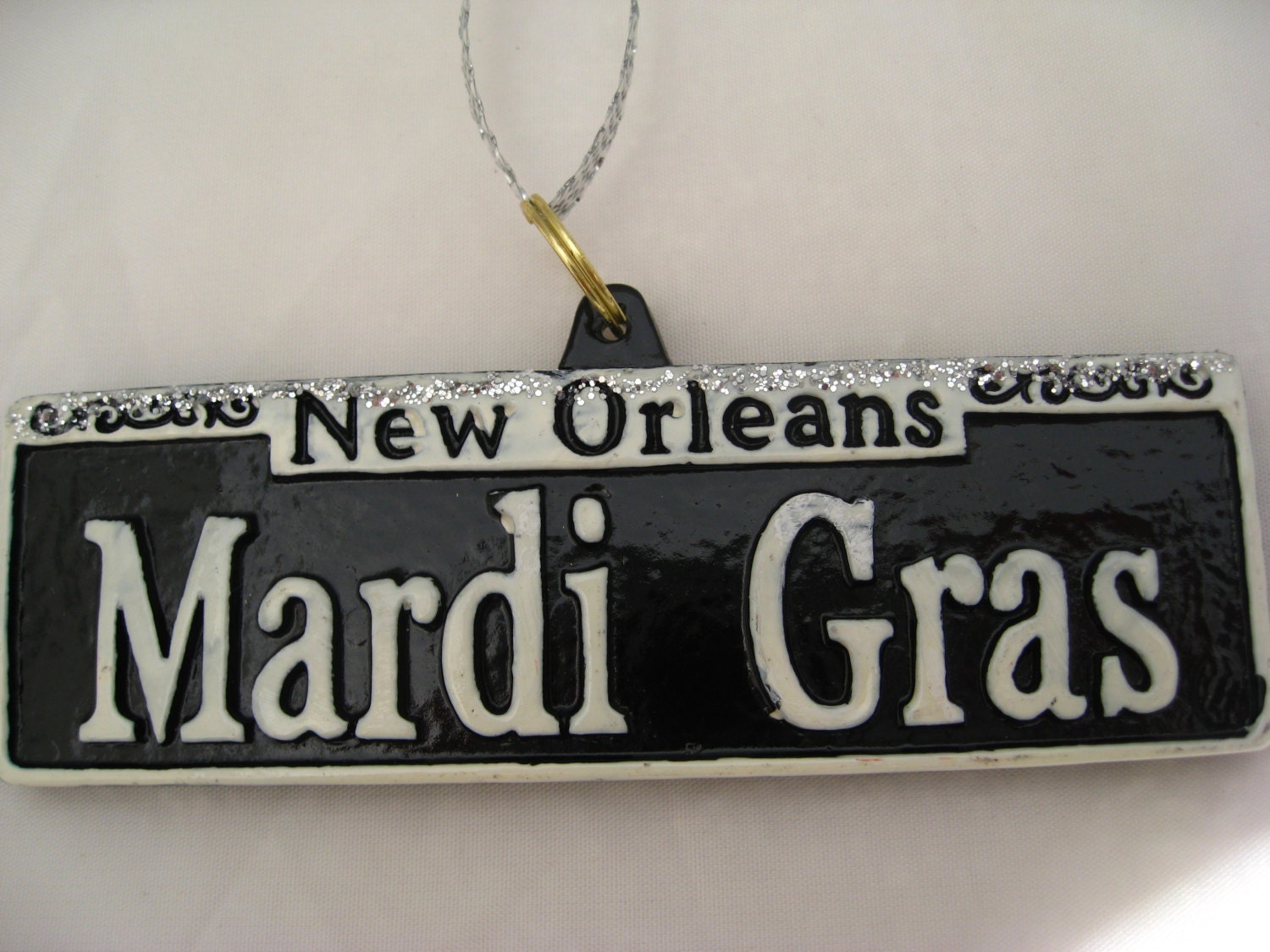 mardi gras street sign