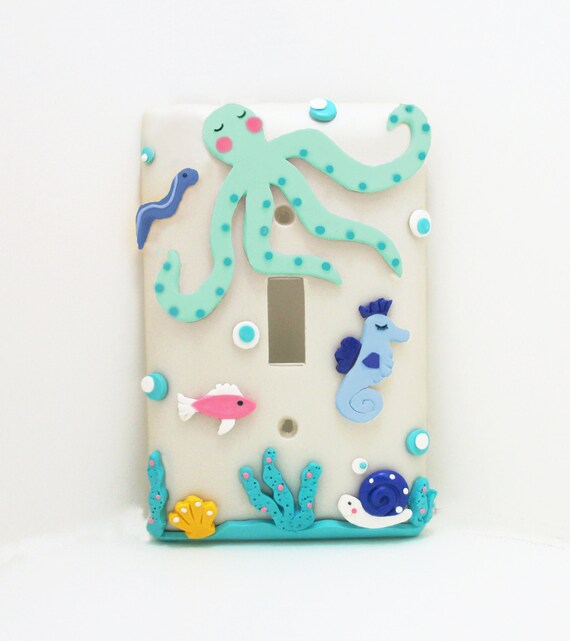 Items similar to Under the Sea Light Switch Cover Children's Light