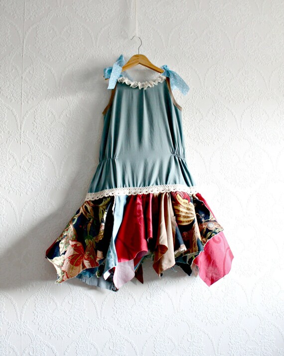 Girl's Boho Dress 5T Toddler Jumper Eco Friendly Clothing