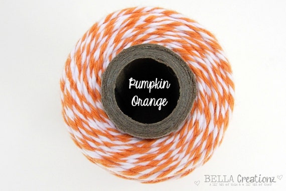 SALE - Pumpkin Orange Bakers Twine - TIMELESS TWINE