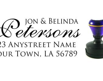 Personalized Self Inking Return Address Stamp - self inking address stamp - Custom Rubber Stamp R200