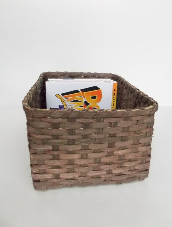 Items similar to DVD Basket, Cubby Basket, Shelf Basket, Storage Basket