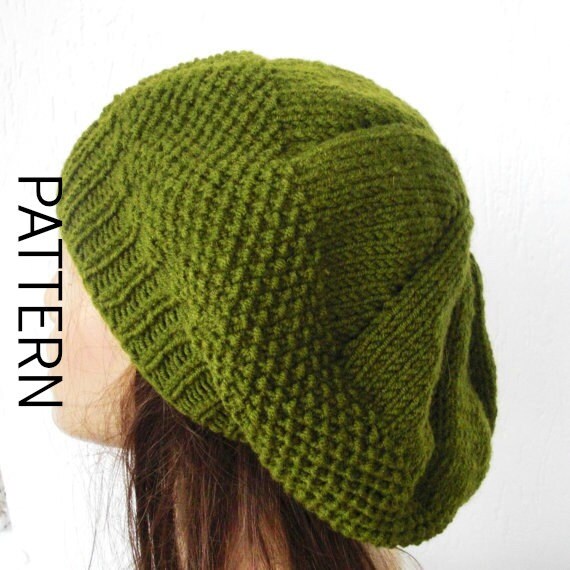 Instant Download Knitting Pattern PDF Knit hat pattern Digital