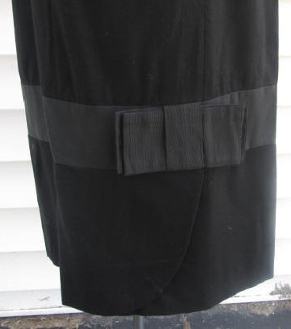 Items similar to Vintage 1950s Wool Tulip Hem Cocktail Dress M 8 10 on Etsy