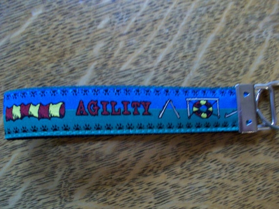 Dog Agility Key Fob Wristlet Style