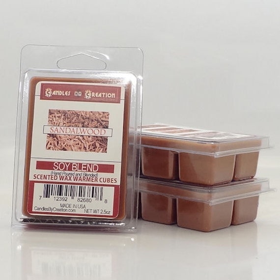 Sandalwood Scented Wax Cubes by candlesbycreation on Etsy