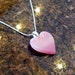 Pink Heart Pendant Necklace