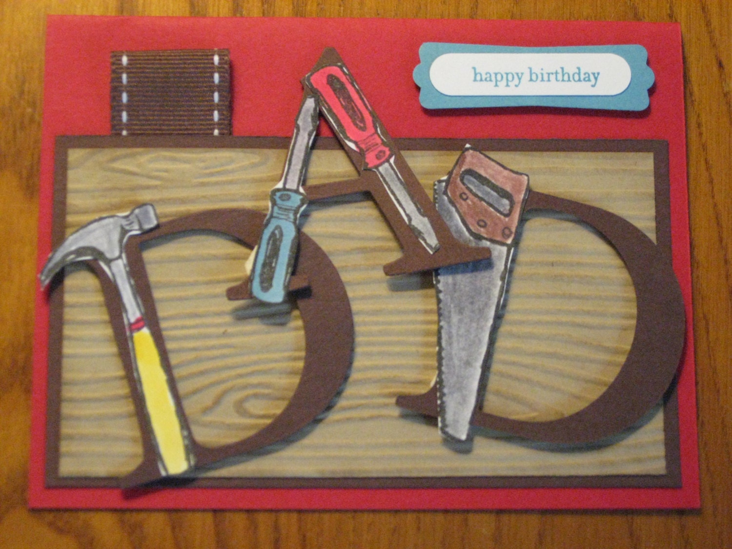 Handmade card: Tools Father's Day Birthday Dad by stampinmemories
