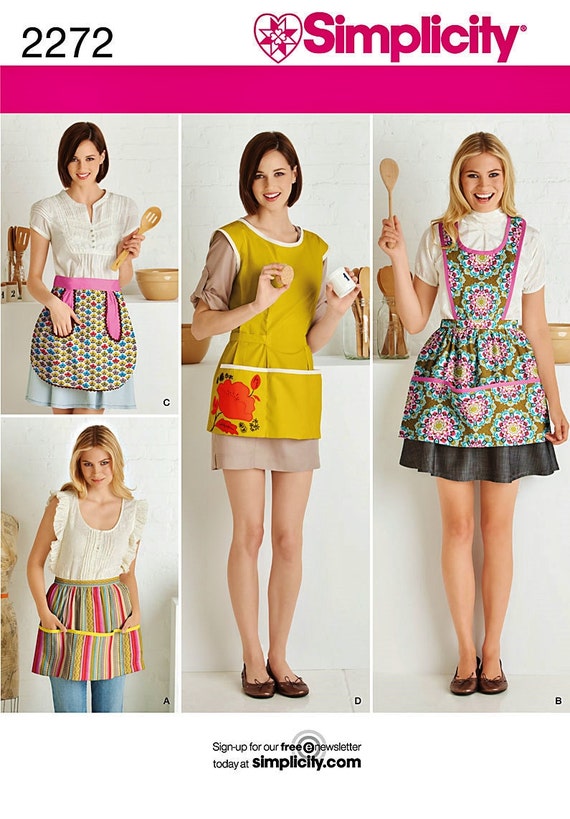 Aprons Pattern Smock Apron Pattern Simplicity Sewing by blue510