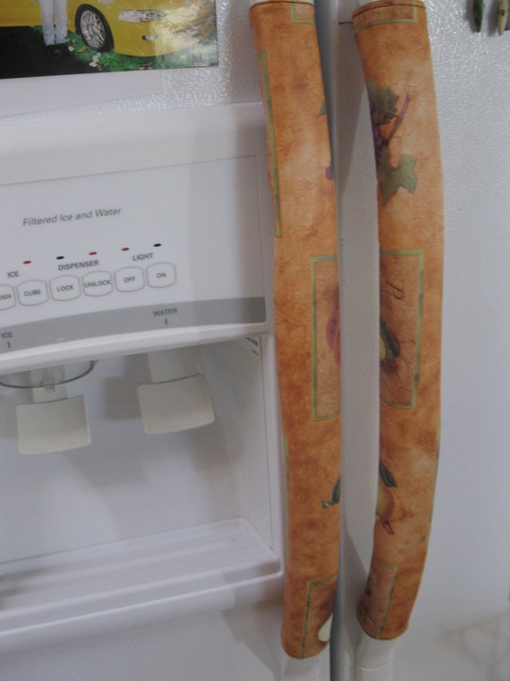 Vinyl Stove and Refrigerator Handle Covers Set of 3 by ezliving