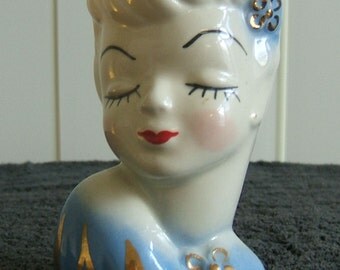 Glamour Girl Head Vase