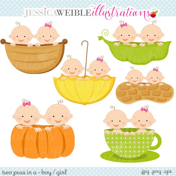 twin baby girl clipart free - photo #26