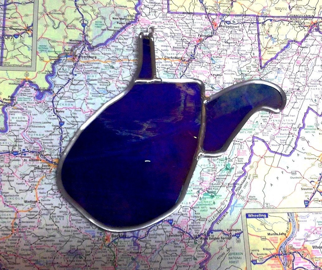 West Virginia Stained Glass Suncatcher