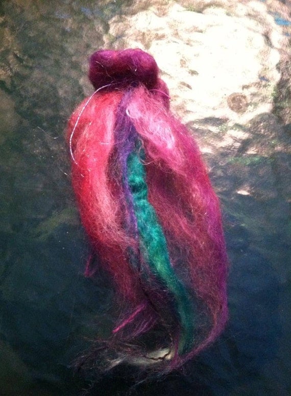 Multicolored Needle Felted Jellyfish by SukisLiliquoiLanai on Etsy