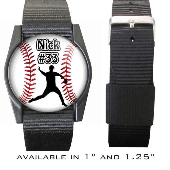 Personalized Baseball Pinback button Pitcher Wristband With