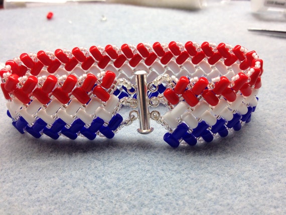 Red White and Blue Bracelet