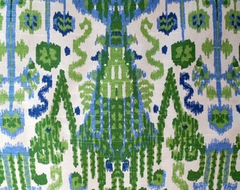 BOMBAY KELLY designer,drapery/bedding/upholstery ikat fabric