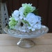 SALE - Windsor Crystal Cake Stand by the Indiana Glass Co - Wedding Birthday Cake - Oak Hill Vintage