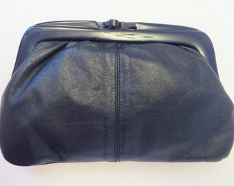 Vintage Yves Saint Laurent/YSL Black Suede Leather by seekcollect  