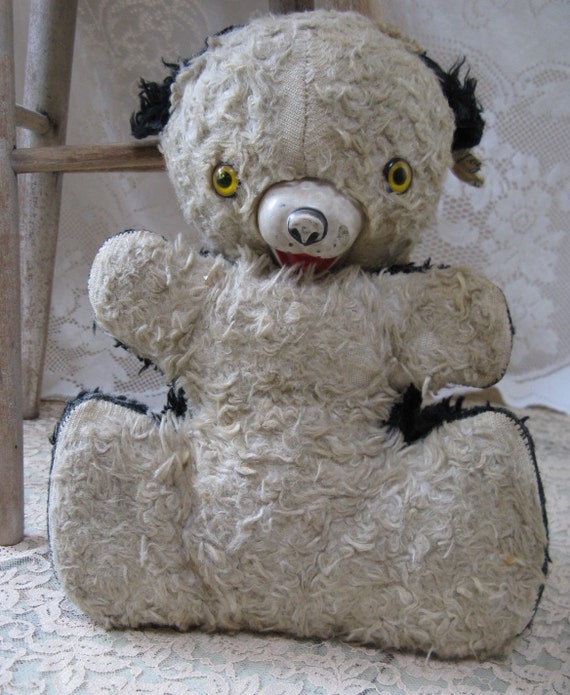 items-similar-to-teddy-bear-my-toy-mid-century-teddy-bear-rubber-nose