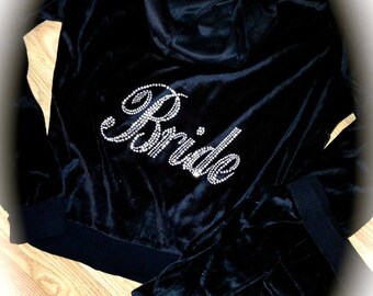 bride velour tracksuit