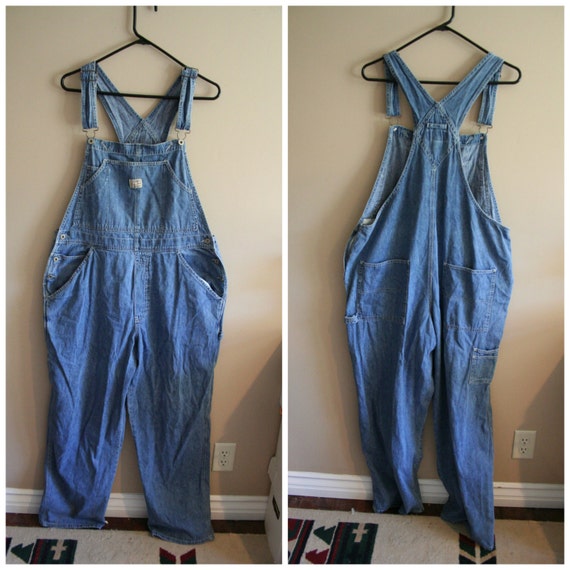 Old Navy Long Overalls- Size XL - Dungarees- denim- 90's