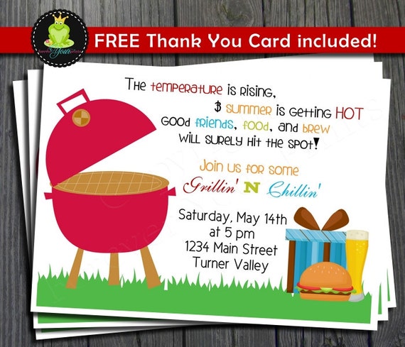 82+ Unusual Barbecue Bbq Party Invitation Card