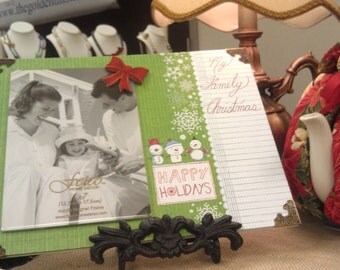 SALE!! Christmas Memory Journal - Playful Snowmen