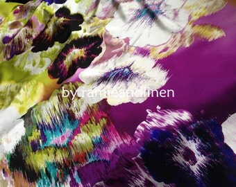 Tan Cream Silk Tweed Fabric main image 1
