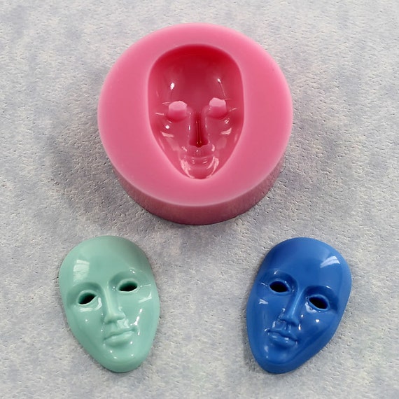 Face Mask Mold Silicone Mould Resin Polymer Clay Fondant