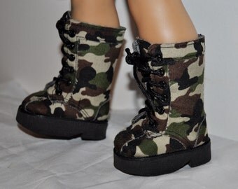 Camo boots that fits AMERICAN GIRL dOLLS