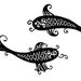  Fish  Temporary  Tattoo  Koi  Carp Temporary  Tattoo  by 