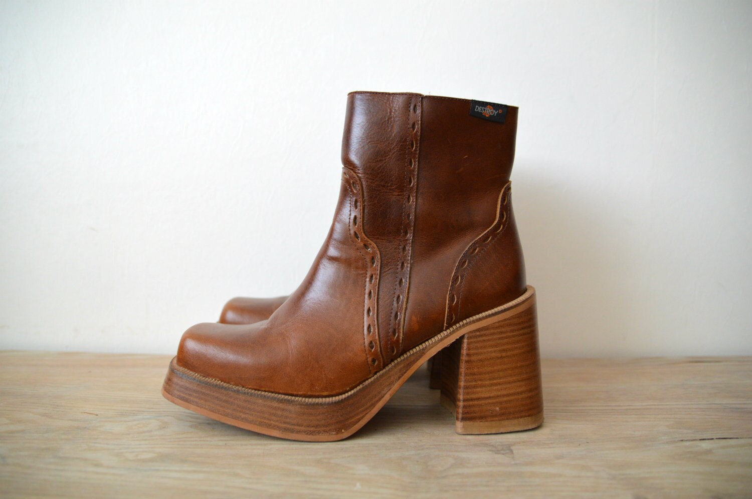 destroy platform cowboy boots