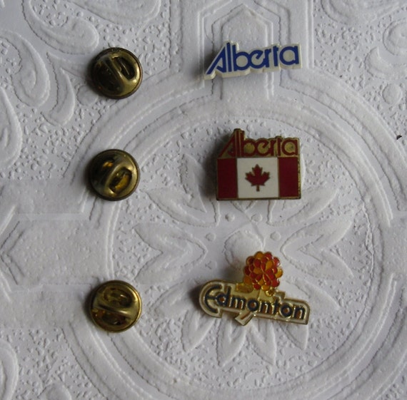 Vintage Lapel Pins Edmonton Tie Tack Alberta Tie Tack