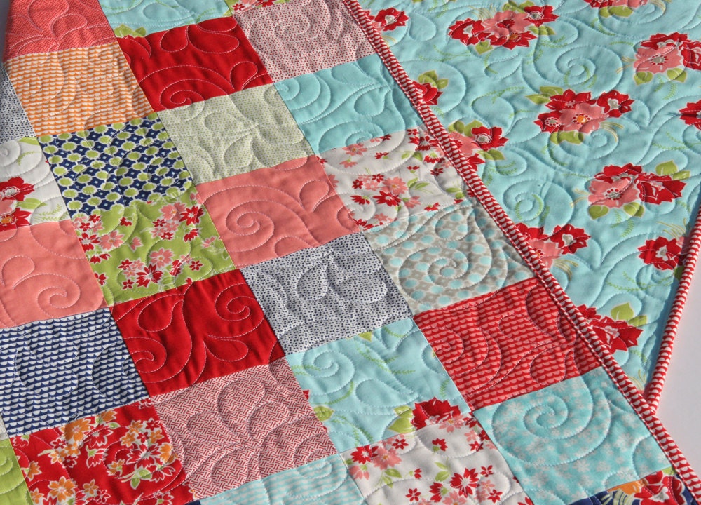 Miss Kate Quilt Kit Bonnie and Camille Moda Fabrics Red