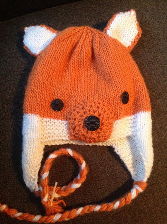 Items similar to Animal Hats - 7 Knitting Patterns for Hats on Etsy