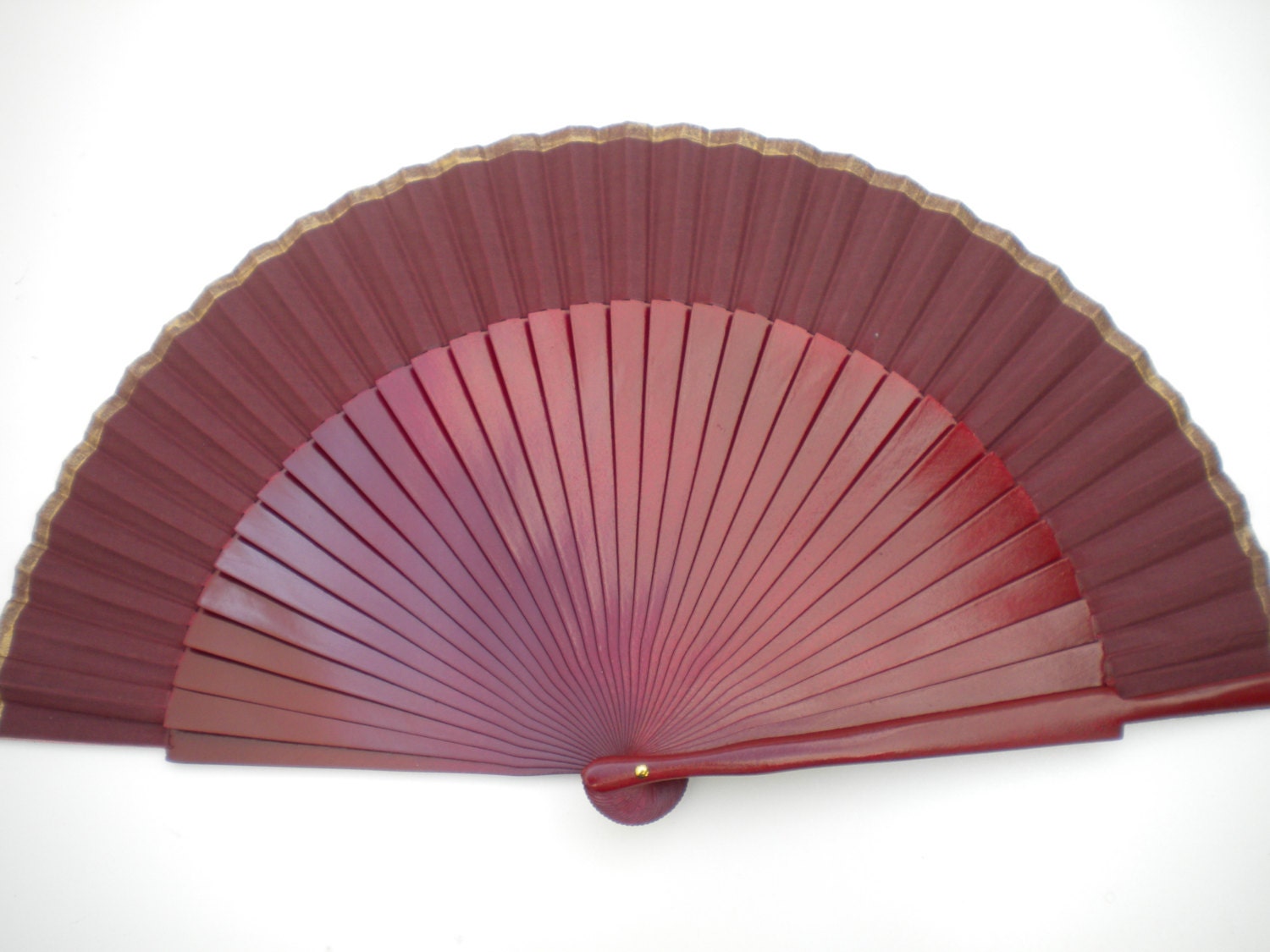 Man Fan Wooden Spanish Hand Fan Made With Males in Mind