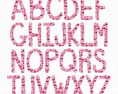60% OFF SALE Valentine's Day Clip Art Alphabet Letters Instant Digital Download Images Il_170x135