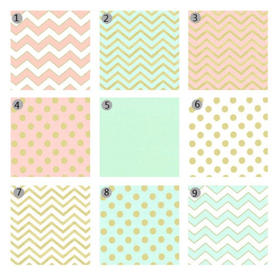 Items similar to Custom Crib bedding Gold, Metallic with Pink and