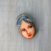 Painted stone. original handmade painting on stone