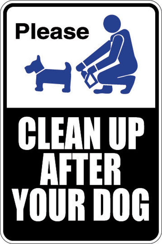 dog-poop-clean-up-after-novelty-parking-sign-aluminum-or