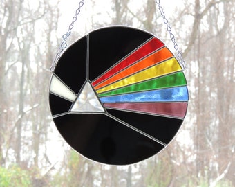 Pink Floyd Dark Side of the Moon Stained Glass
