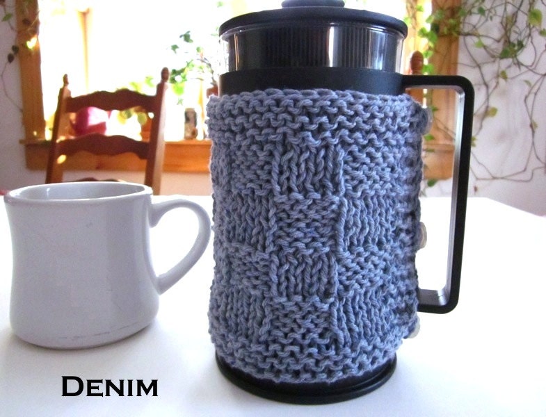 French Press Coffee Pot Warmer Cozy Cover choose color