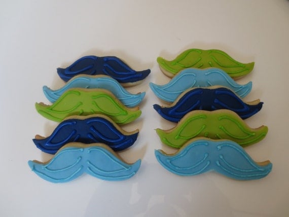 Mustache Party Favor Cookies