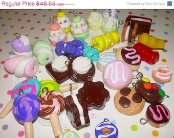 Sale Polymer Clay Food Charms - New 50 Piece Set