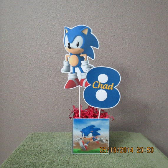 Sonic the Hedgehog Centerpiece DIY