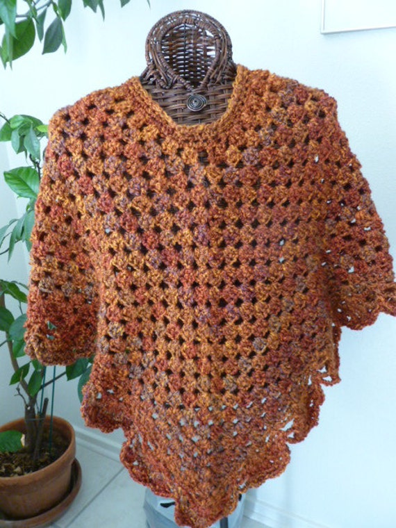 Martha Stewart Style Coming Home PonchoCrocheted by ThreadDecor