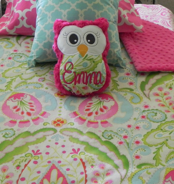 Girls TODDLER Bedding Set Girls 4 or 5Piece Kumari Garden